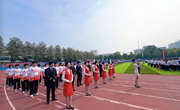 青春逐蓝天，风采耀林院——谈球吧体育空中乘务专业亮相运动会开幕式